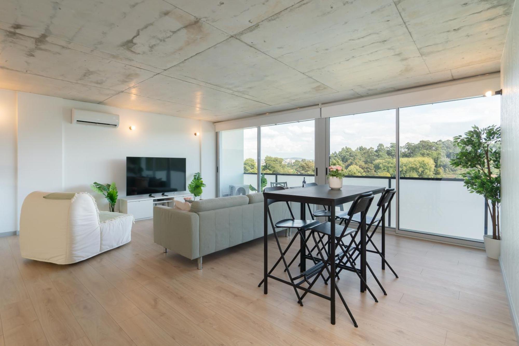 Host Wise - Luxurious Impressive Apartment - Balcony And Pool فيلا نوفا دي غايا الغرفة الصورة